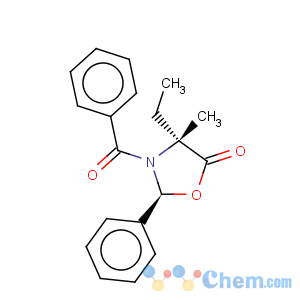 CAS No:118995-18-9 5-Oxazolidinone,3-benzoyl-4-ethyl-4-methyl-2-phenyl-, (2S-trans)- (9CI)