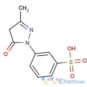 CAS No:119-17-5 3-(3-methyl-5-oxo-4H-pyrazol-1-yl)benzenesulfonic acid