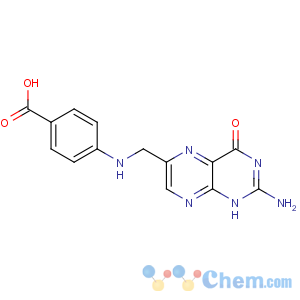 CAS No:119-24-4 4-[(2-amino-4-oxo-1H-pteridin-6-yl)methylamino]benzoic acid