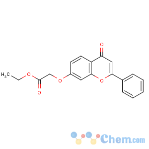 CAS No:119-41-5 ethyl 2-(4-oxo-2-phenylchromen-7-yl)oxyacetate