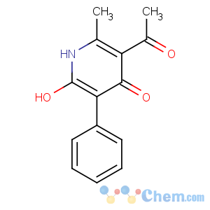 CAS No:119022-28-5 2(1H)-Pyridinone,5-acetyl-4-hydroxy-6-methyl-3-phenyl-