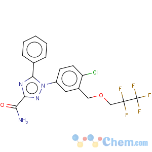 CAS No:119126-15-7 1H-1,2,4-Triazole-3-carboxamide,1-[4-chloro-3-[(2,2,3,3,3-pentafluoropropoxy)methyl]phenyl]-5-phenyl-