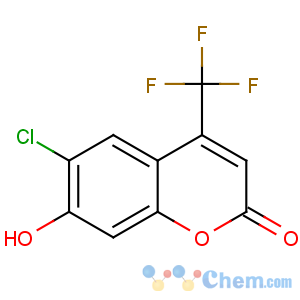 CAS No:119179-66-7 6-chloro-7-hydroxy-4-(trifluoromethyl)chromen-2-one