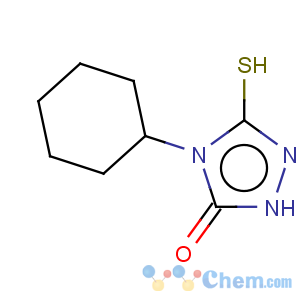 CAS No:119185-58-9 1,2,4-Triazolidin-3-one,4-cyclohexyl-5-thioxo-