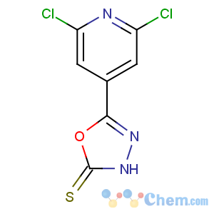 CAS No:119221-62-4 5-(2,6-dichloropyridin-4-yl)-3H-1,3,4-oxadiazole-2-thione