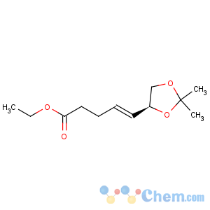 CAS No:119392-30-2 4-Pentenoic acid,5-[(4S)-2,2-dimethyl-1,3-dioxolan-4-yl]-, ethyl ester, (4E)-