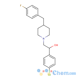 CAS No:119431-25-3 1-(4-chlorophenyl)-2-[4-[(4-fluorophenyl)methyl]piperidin-1-yl]ethanol
