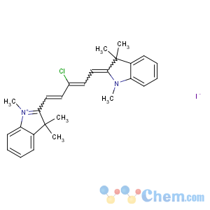 CAS No:119569-97-0 2-[3-chloro-5-(1,3,3-trimethylindol-1-ium-2-yl)penta-2,4-dienylidene]-1,<br />3,3-trimethylindole