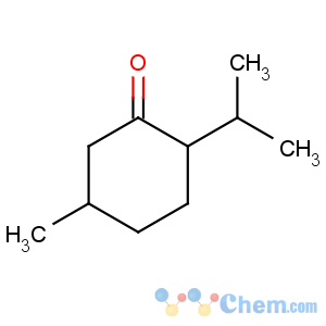 CAS No:1196-31-2 Cyclohexanone,5-methyl-2-(1-methylethyl)-, (2R,5R)-