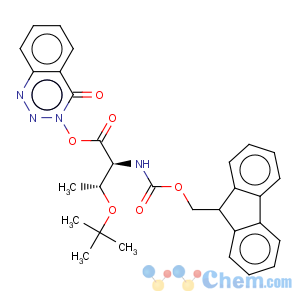 CAS No:119767-84-9 Carbamic acid,[(1S,2R)-2-(1,1-dimethylethoxy)-1-[[(4-oxo-1,2,3-benzotriazin-3(4H)-yl)oxy]carbonyl]propyl]-,9H-fluoren-9-ylmethyl ester (9CI)