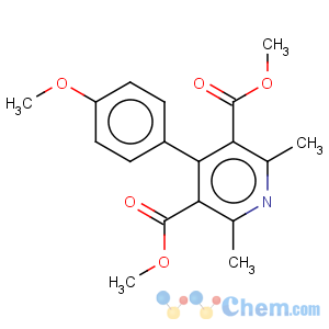 CAS No:119789-09-2 3,5-Pyridinedicarboxylicacid, 4-(4-methoxyphenyl)-2,6-dimethyl-, 3,5-dimethyl ester