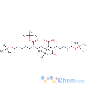 CAS No:119798-08-2 3,20-Dioxa-5,9,14,18-tetraazadocosane-9,10,14-tricarboxylicacid, 2,2,21,21-tetramethyl-4,19-dioxo-, 9,14-bis(1,1-dimethylethyl) ester,(10S)-