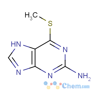 CAS No:1198-47-6 6-methylsulfanyl-7H-purin-2-amine