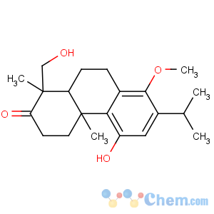 CAS No:120-19-4 (1R,4aR,10aS)-5-hydroxy-1-(hydroxymethyl)-8-methoxy-1,<br />4a-dimethyl-7-propan-2-yl-4,9,10,10a-tetrahydro-3H-phenanthren-2-one
