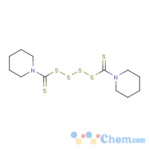 CAS No:120-54-7 (piperidine-1-carbothioyltrisulfanyl) piperidine-1-carbodithioate