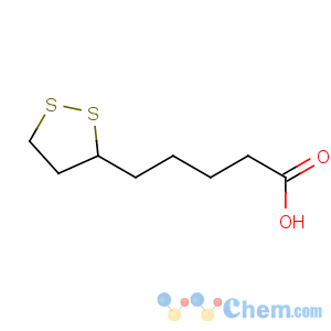 CAS No:1200-22-2 5-[(3R)-dithiolan-3-yl]pentanoic acid