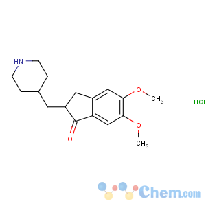 CAS No:120013-39-0 5,6-dimethoxy-2-(piperidin-4-ylmethyl)-2,<br />3-dihydroinden-1-one
