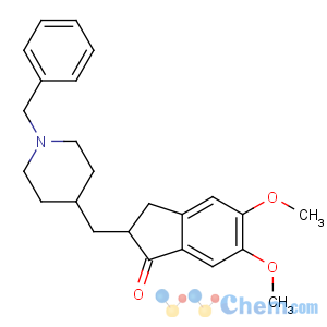 CAS No:120014-06-4 2-[(1-benzylpiperidin-4-yl)methyl]-5,6-dimethoxy-2,3-dihydroinden-1-one