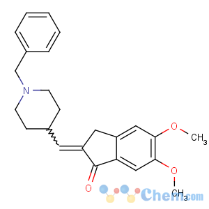 CAS No:120014-07-5 (2E)-2-[(1-benzylpiperidin-4-yl)methylidene]-5,<br />6-dimethoxy-3H-inden-1-one