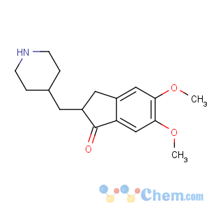 CAS No:120014-30-4 5,6-dimethoxy-2-(piperidin-4-ylmethyl)-2,3-dihydroinden-1-one