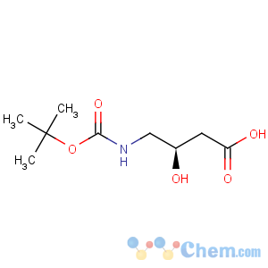 CAS No:120021-39-8 Butanoic acid,4-[[(1,1-dimethylethoxy)carbonyl]amino]-3-hydroxy-, (3R)-