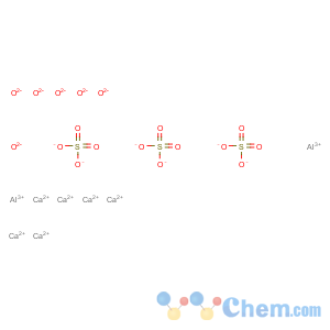 CAS No:12004-14-7 Aluminate(12-)hexaoxotris[sulfato(2-)]di-calcium (16)