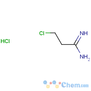 CAS No:120095-86-5 Propanimidamide,3-chloro-, hydrochloride (1:1)