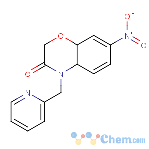 CAS No:120101-66-8 7-nitro-4-(pyridin-2-ylmethyl)-1,4-benzoxazin-3-one