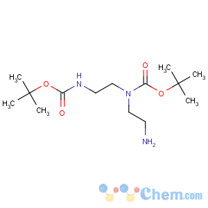 CAS No:120131-72-8 Carbamic acid,N-(2-aminoethyl)-N-[2-[[(1,1-dimethylethoxy)carbonyl]amino]ethyl]-,1,1-dimethylethyl ester