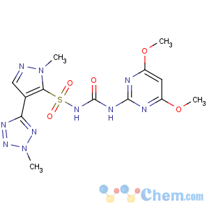 CAS No:120162-55-2 1-(4,<br />6-dimethoxypyrimidin-2-yl)-3-[2-methyl-4-(2-methyltetrazol-5-yl)pyrazol-<br />3-yl]sulfonylurea