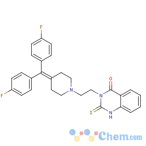 CAS No:120166-69-0 3-[2-[4-[bis(4-fluorophenyl)methylidene]piperidin-1-yl]ethyl]-2-<br />sulfanylidene-1H-quinazolin-4-one