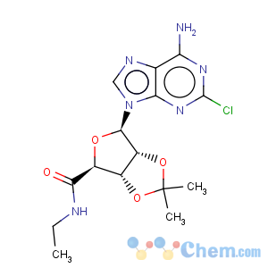 CAS No:120225-75-4 b-D-Ribofuranuronamide,1-(6-amino-2-chloro-9H-purin-9-yl)-1-deoxy-N-ethyl-2,3-O-(1-methylethylidene)-