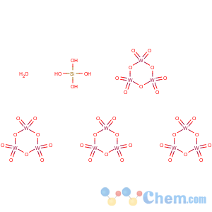 CAS No:12027-38-2 Tungstate(4-), [m12-[orthosilicato(4-)-kO:kO:kO:kO':kO':kO':kO'':kO'':kO'':kO''':kO''':kO''']]tetracosa-m-oxododecaoxododeca-, hydrogen (1:4)