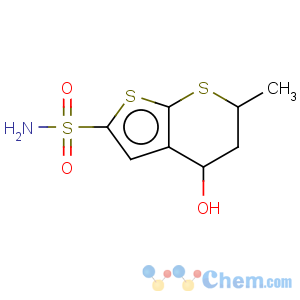 CAS No:120298-37-5 4H-Thieno[2,3-b]thiopyran-2-sulfonamide,5,6-dihydro-4-hydroxy-6-methyl-