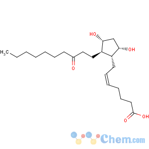 CAS No:120373-36-6 5-Heptenoic acid,7-[(1R,2R,3R,5S)-3,5-dihydroxy-2-(3-oxodecyl)cyclopentyl]-, (5Z)-