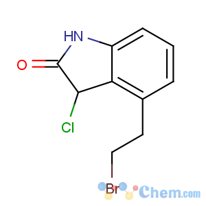 CAS No:120427-95-4 4-(2-bromoethyl)-3-chloro-1,3-dihydroindol-2-one