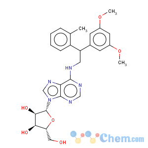 CAS No:120442-40-2 Adenosine,N-[2-(3,5-dimethoxyphenyl)-2-(2-methylphenyl)ethyl]-