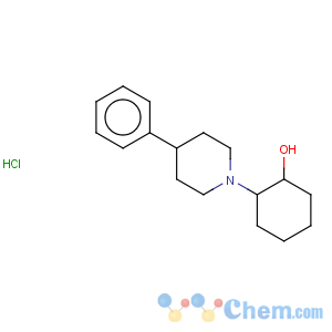 CAS No:120447-62-3 Cyclohexanol,2-(4-phenyl-1-piperidinyl)-, hydrochloride (1:1), (1R,2R)-rel-