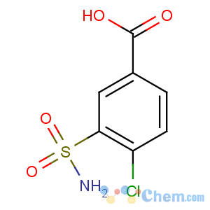 CAS No:1205-30-7 4-chloro-3-sulfamoylbenzoic acid