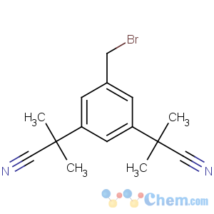CAS No:120511-84-4 2-[3-(bromomethyl)-5-(2-cyanopropan-2-yl)phenyl]-2-methylpropanenitrile