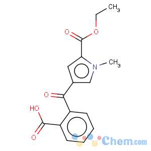 CAS No:120562-90-5 1H-Pyrrole-2-carboxylicacid, 4-(2-carboxybenzoyl)-1-methyl-, 2-ethyl ester