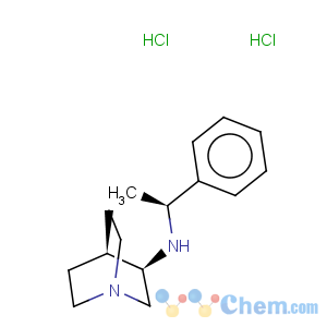 CAS No:120570-09-4 1-Azabicyclo[2.2.2]octan-3-amine,N-[(1S)-1-phenylethyl]-, hydrochloride (1:2), (3R)-
