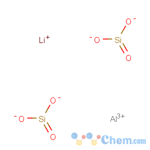 CAS No:12068-40-5 Silicic acid (H2SiO3),aluminum lithium salt (2:1:1)