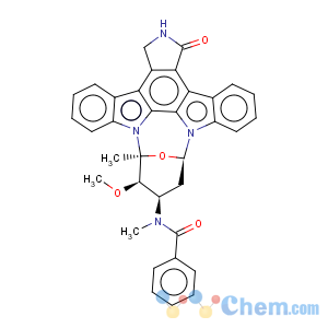 CAS No:120685-11-2 Benzamide,N-[(9S,10R,11R,13R)-2,3,10,11,12,13-hexahydro-10-methoxy-9-methyl-1-oxo-9,13-epoxy-1H,9H-diindolo[1,2,3-gh:3',2',1'-lm]pyrrolo[3,4-j][1,7]benzodiazonin-11-yl]-N-methyl-