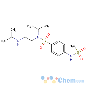 CAS No:120688-08-6 4-(methanesulfonamido)-N-propan-2-yl-N-[2-(propan-2-ylamino)ethyl]<br />benzenesulfonamide