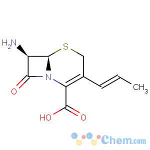 CAS No:120709-09-3 (6R,7R)-7-Amino-8-oxo-3-(1-propenyl)-5-thia-1-azabicyclo[4.2.0]oct-2-ene-2-carboxylic acid