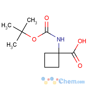 CAS No:120728-10-1 1-[(2-methylpropan-2-yl)oxycarbonylamino]cyclobutane-1-carboxylic acid