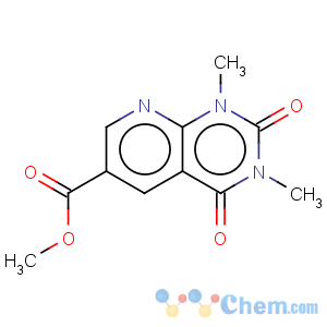 CAS No:120788-68-3 Pyrido[2,3-d]pyrimidine-6-carboxylicacid, 1,2,3,4-tetrahydro-1,3-dimethyl-2,4-dioxo-, methyl ester