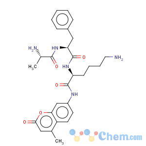 CAS No:120928-02-1 L-Lysinamide,L-alanyl-L-phenylalanyl-N-(4-methyl-2-oxo-2H-1-benzopyran-7-yl)- (9CI)