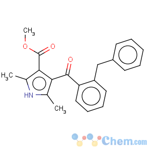 CAS No:120934-96-5 1H-Pyrrole-3-carboxylicacid, 2,5-dimethyl-4-[2-(phenylmethyl)benzoyl]-, methyl ester